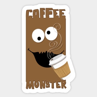 Coffee Monster Sticker